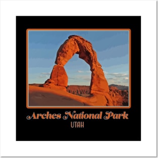 Arches National Park - Utah - scenic landscape, red rocks, southwestern nature Posters and Art